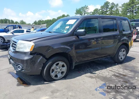 2014 Honda Pilot Lx z USA, uszkodzony, nr VIN 5FNYF4H2XEB012017